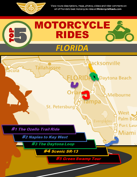 Top 5 Best Motorcycle Rides in Florida (2021 Riding Season YearEnd